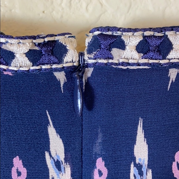 Euc Joie silk embroidered ikat boho romper S - Picture 8 of 9